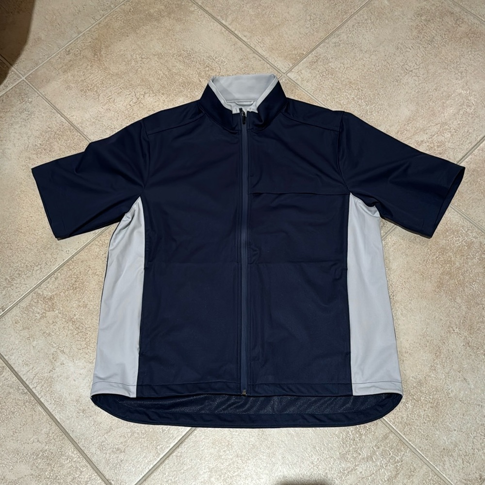 Men’s Greg Norman Weatherknit Short Sleeve Jacket Size Large
